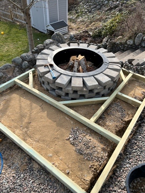 Utekjøkken med liggende bordkledning