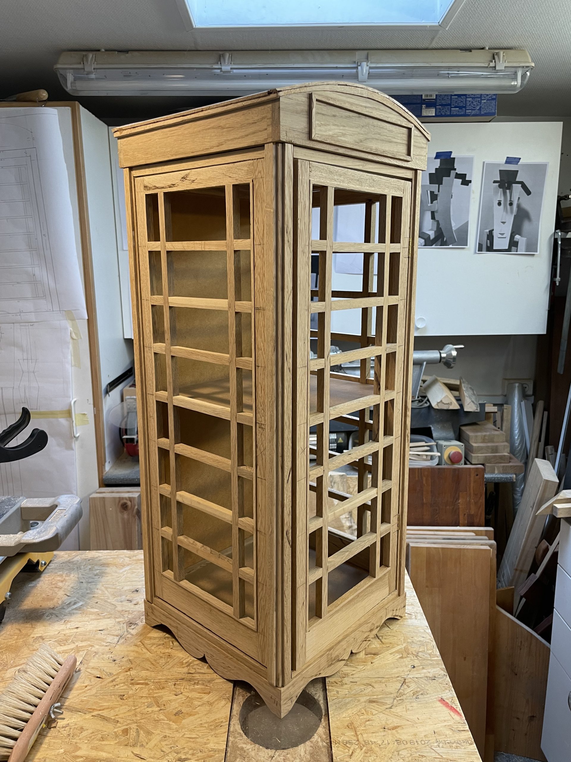 Model af engelsk telefonboks