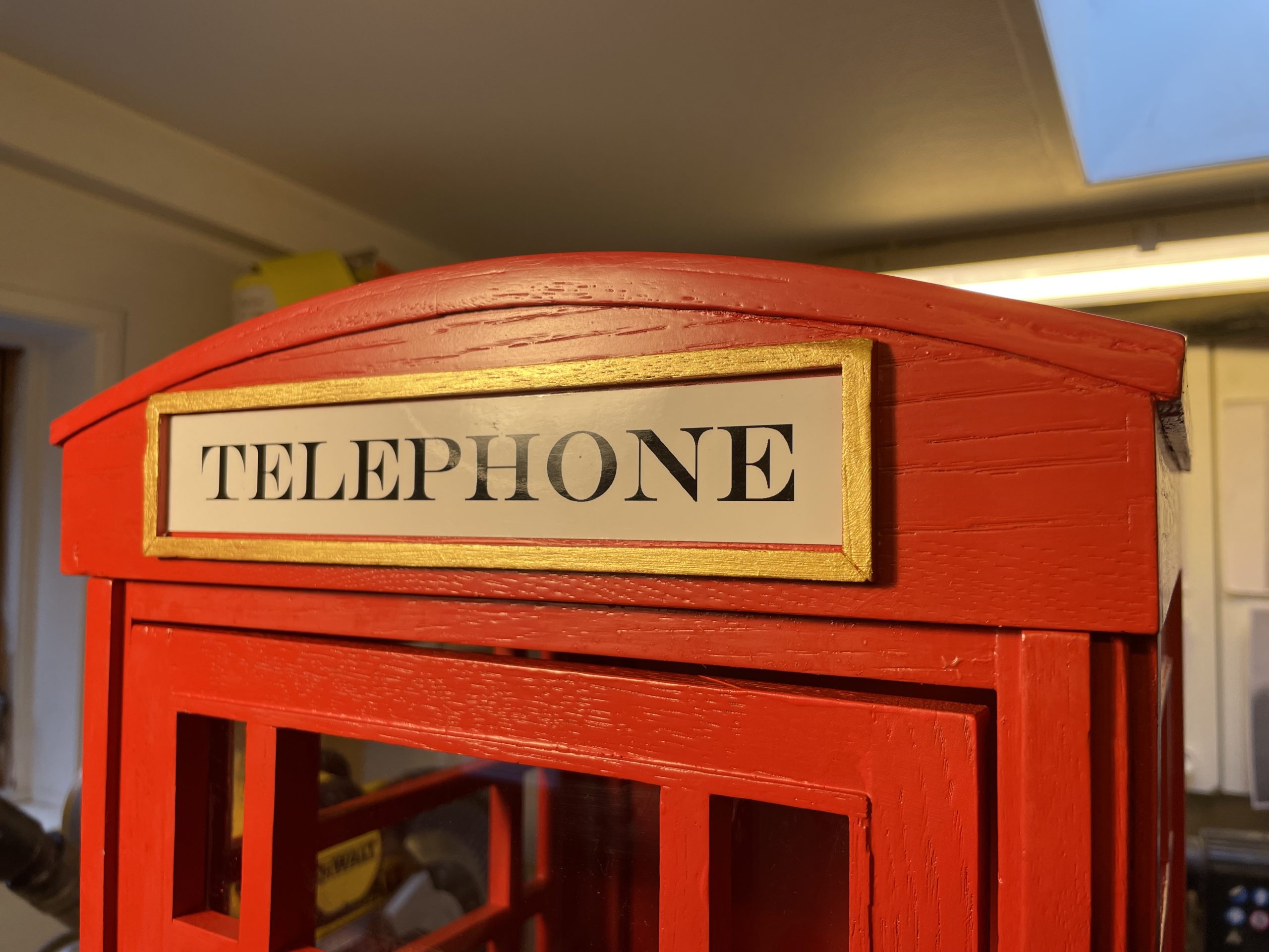 Model af engelsk telefonboks