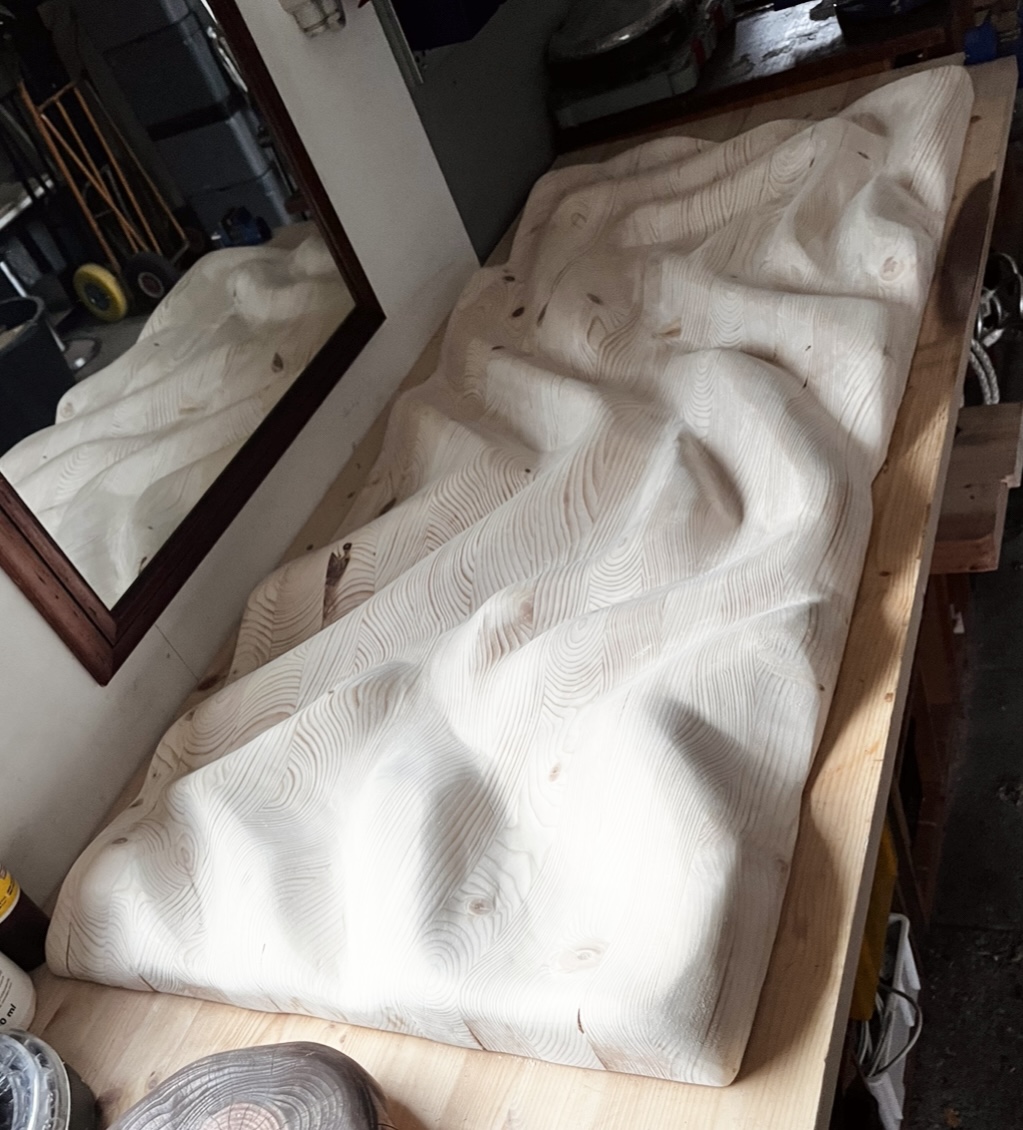 Trækunst af limede lægter