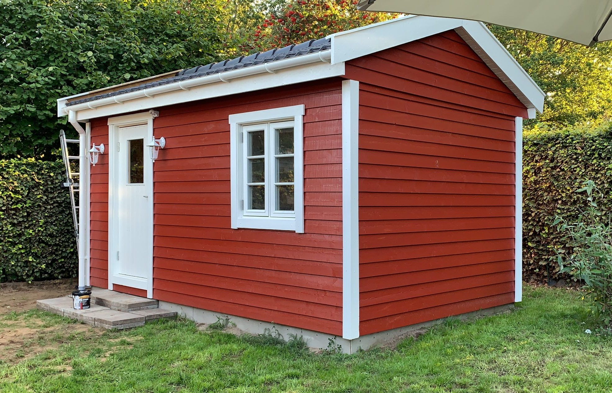 Isolert bod med liggende kledning