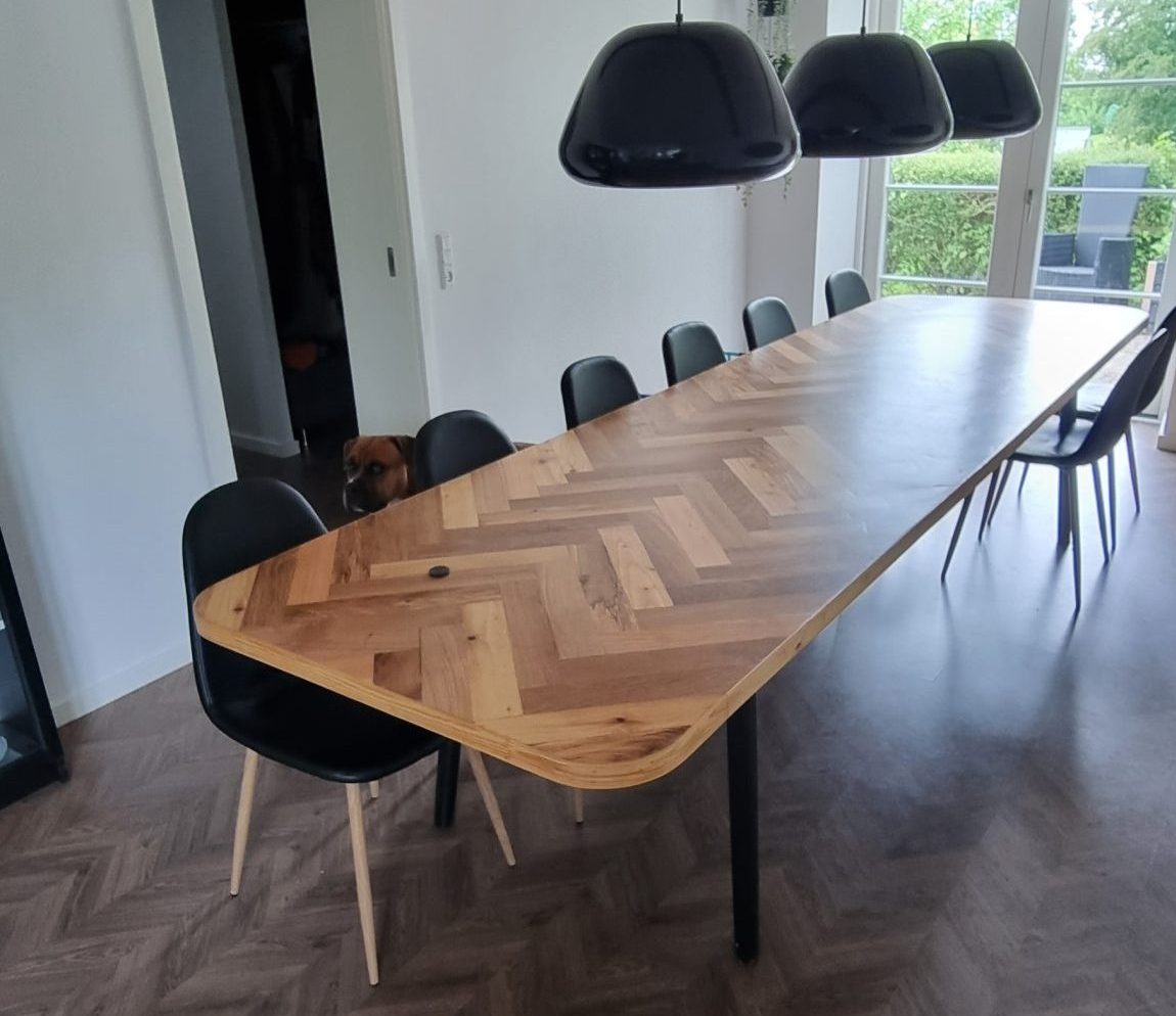 3,5 meter bord med sildeben