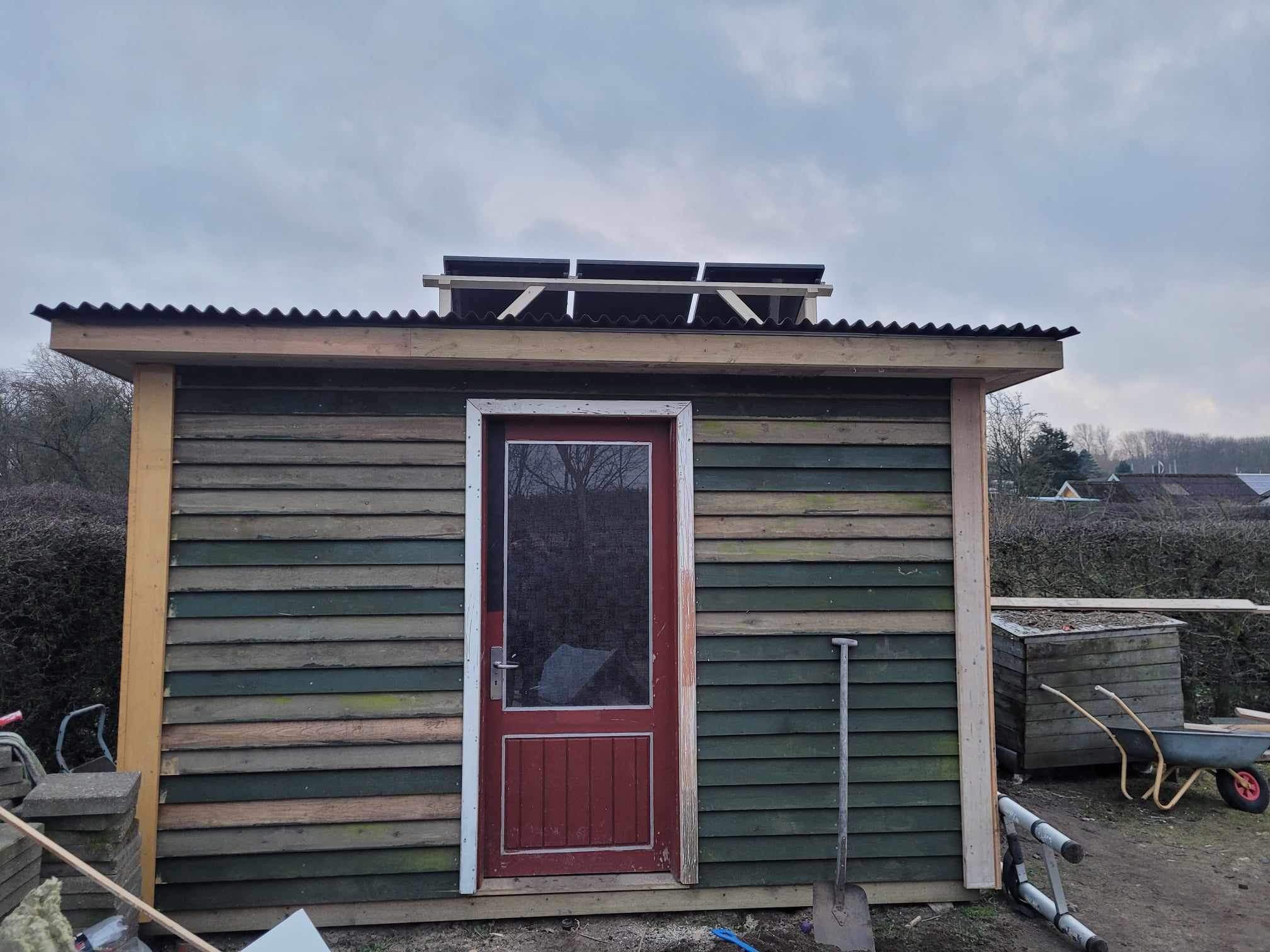 Billigt förråd av återvunna material