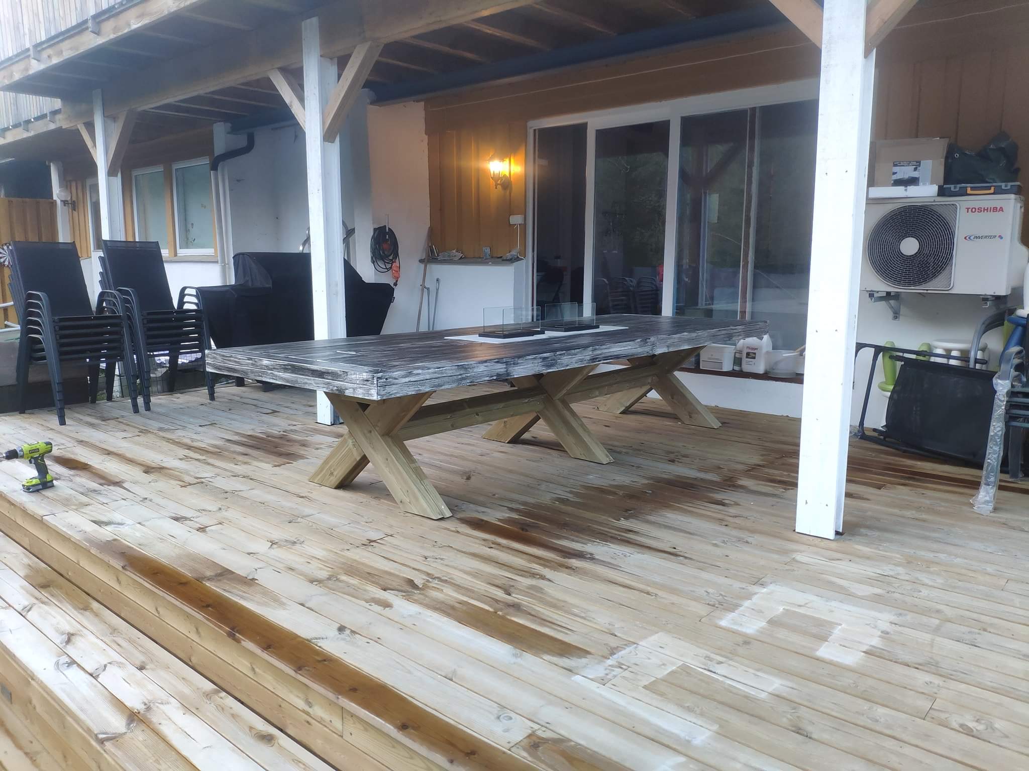 Terrasseboerd med biopejs og kølerum