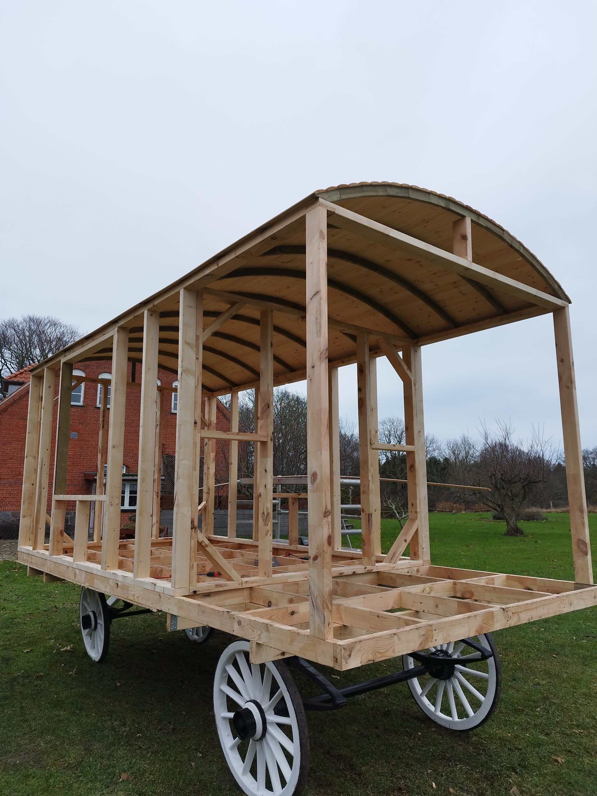 Cirkusvogn til beboelse