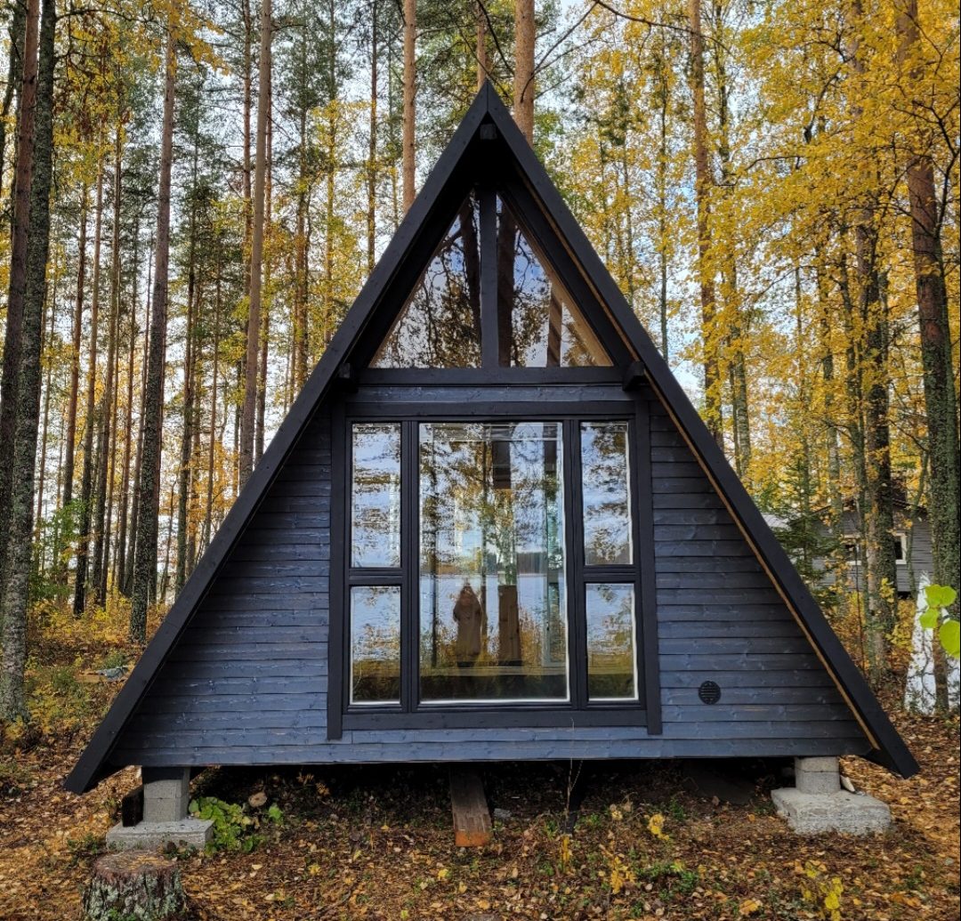 Gjestehus med gjenbruksvinduer