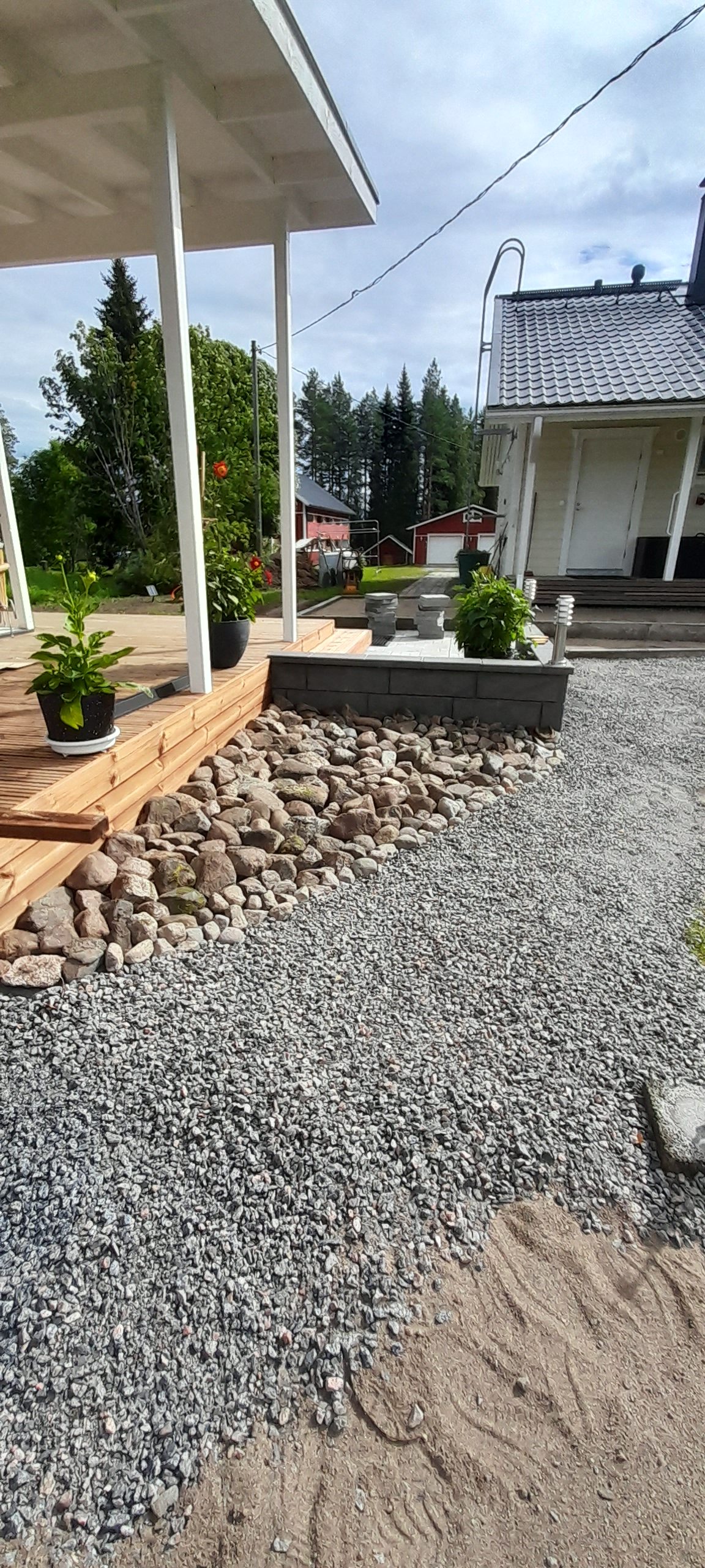 Fristående uterum med kök