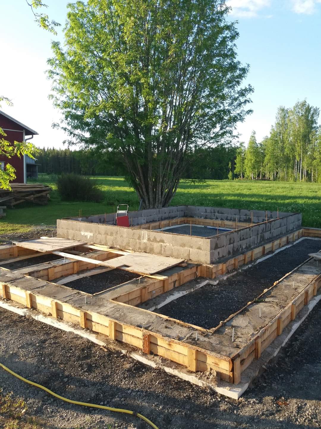 Fristående uterum med kök