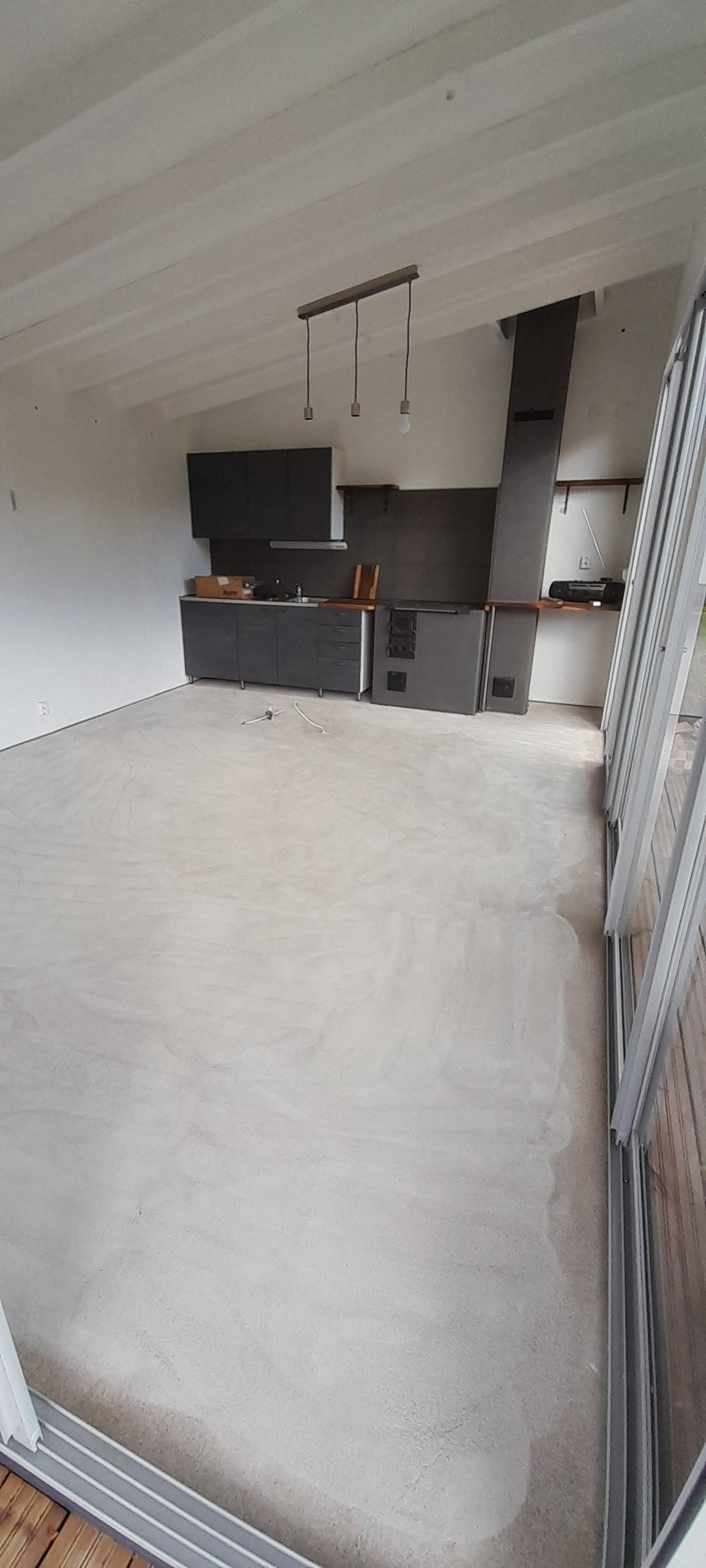 Fristående uterum med kök