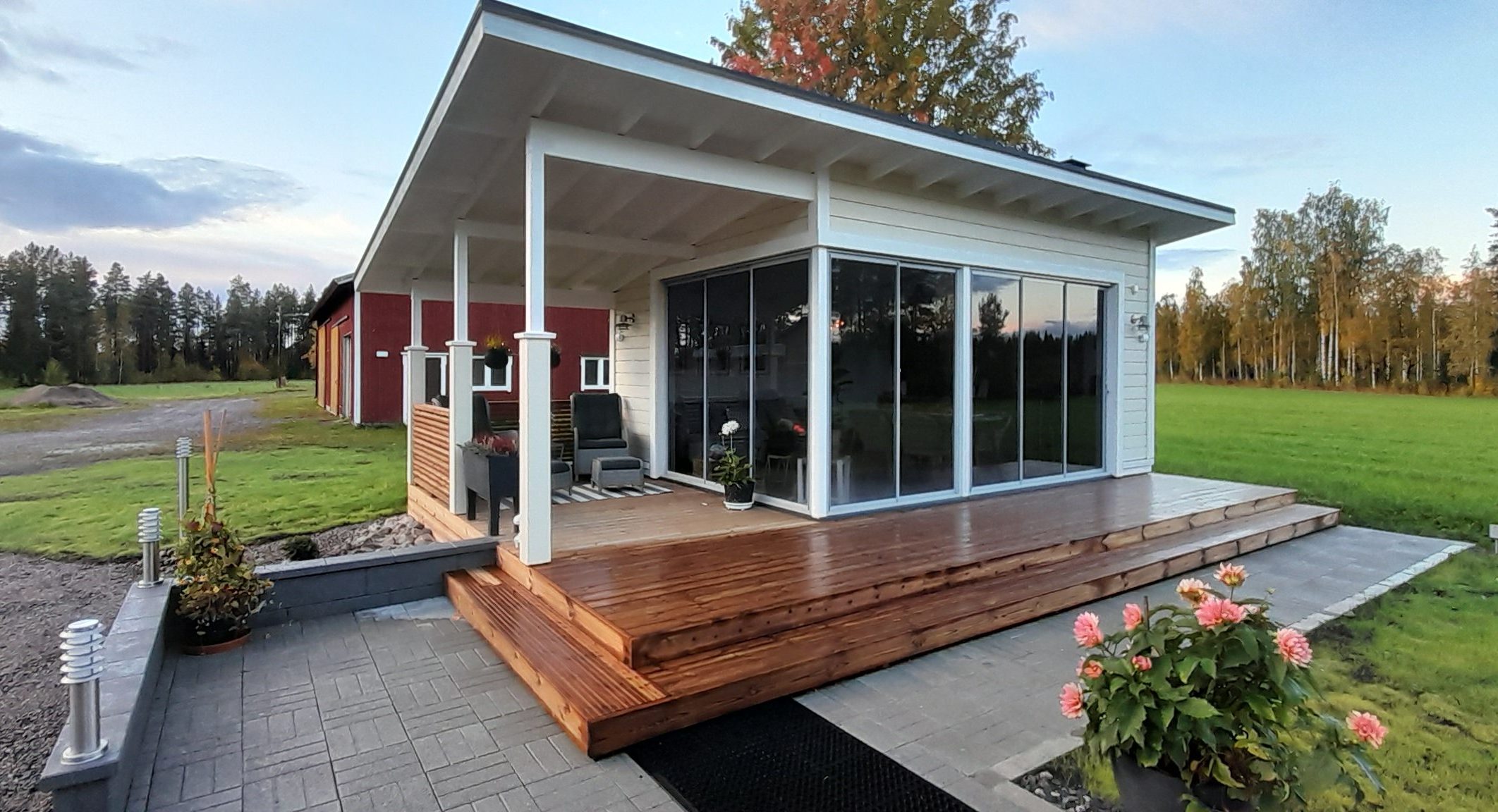 Egen vinterhage med kjøkken