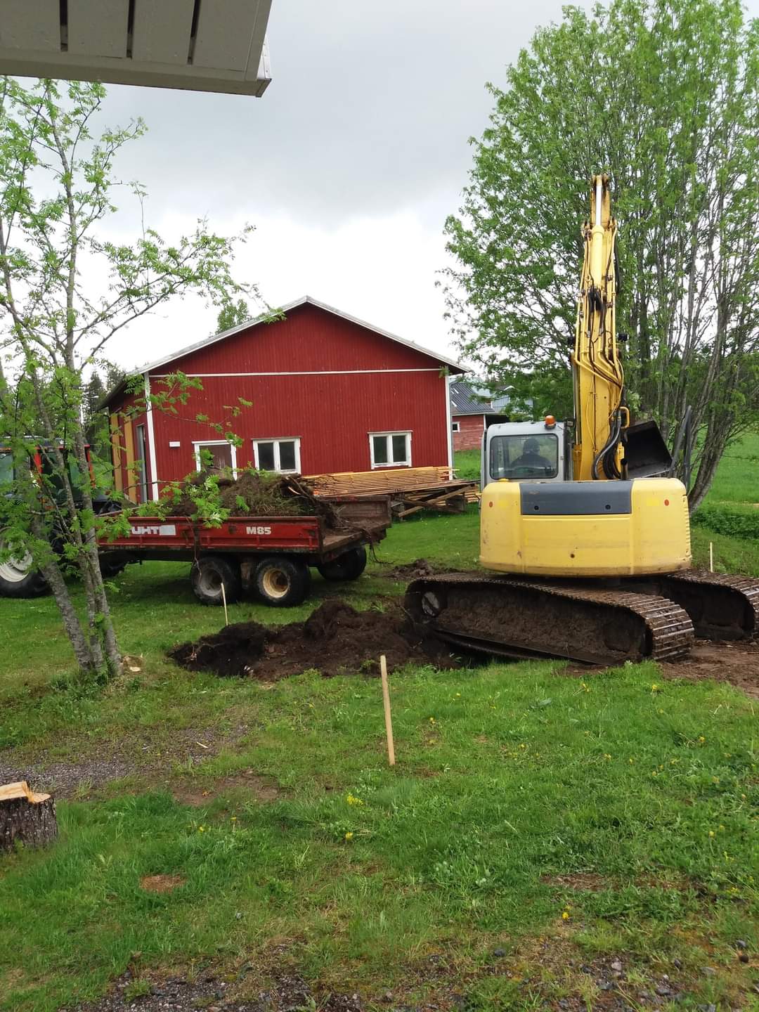 Fristående uterum med kök