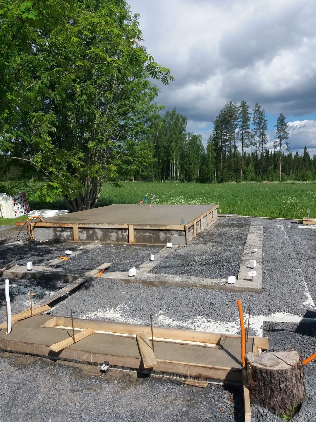 Fristående uterum med kök