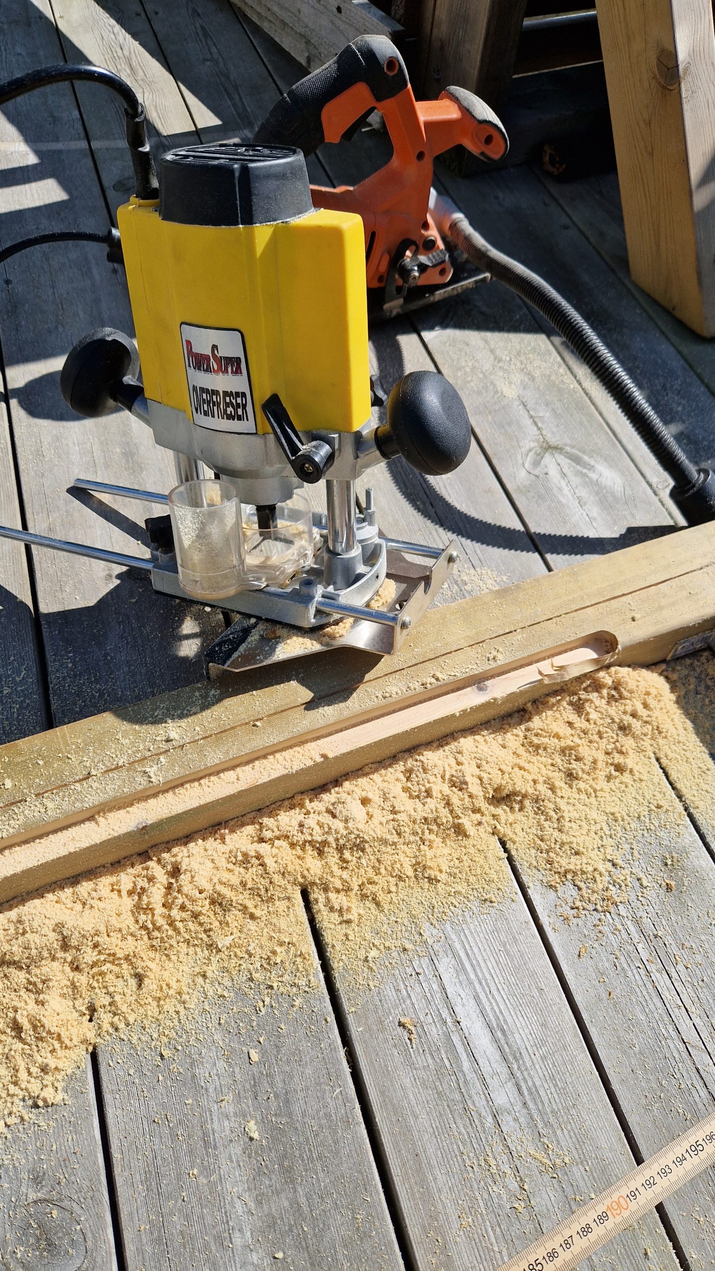 Grillbord med innfelt flis