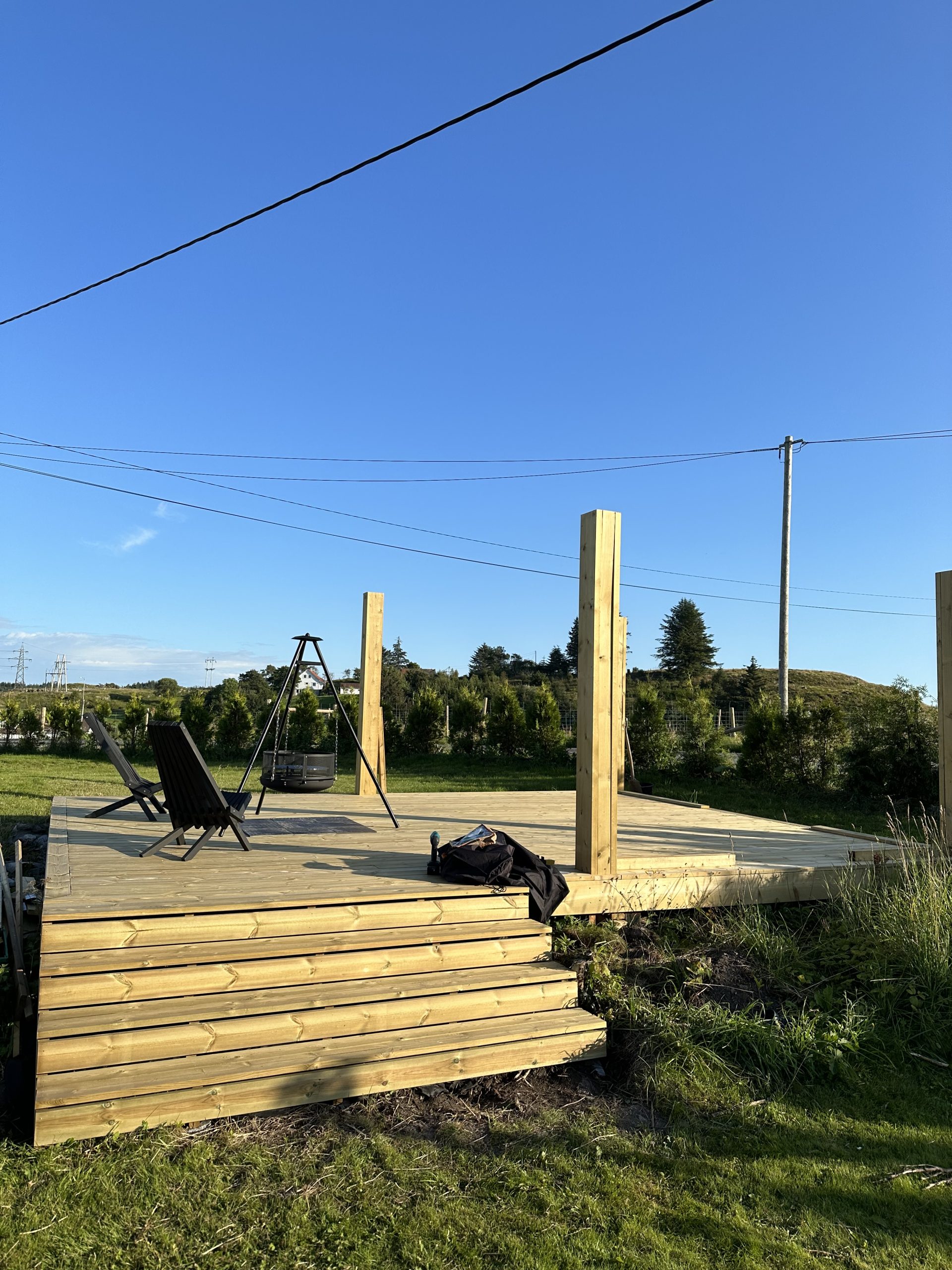 Pergola på terrasse