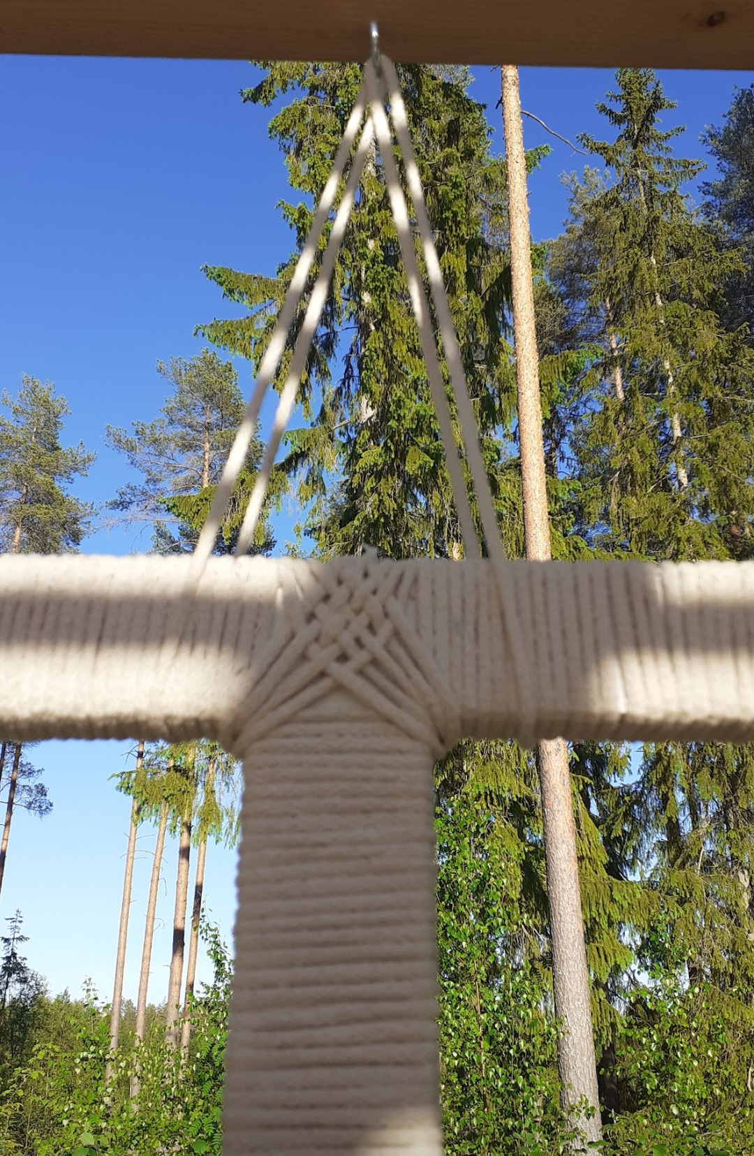Pergola på punktfundament