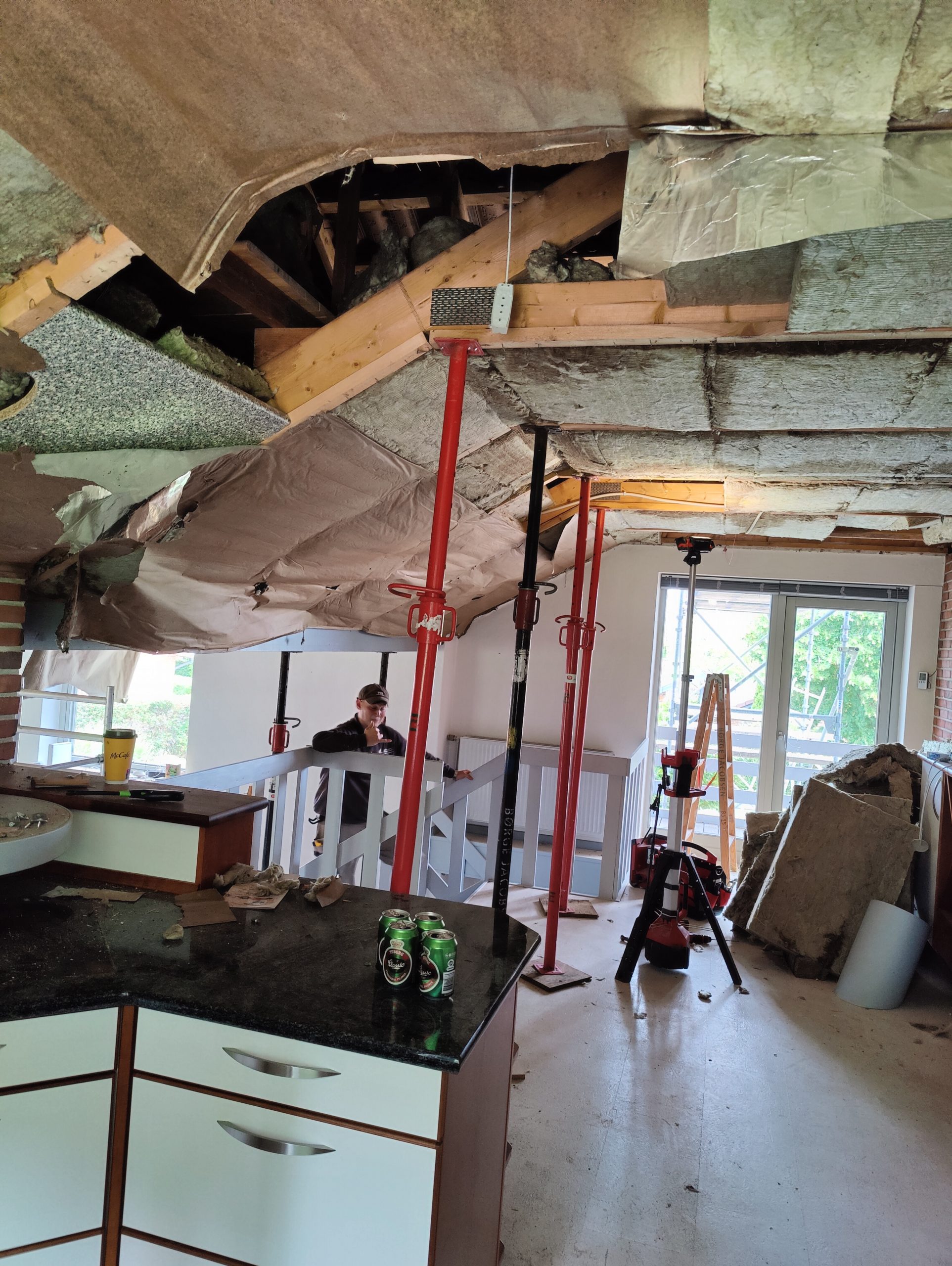 Kjøkkentak med dimbar LED-belysning