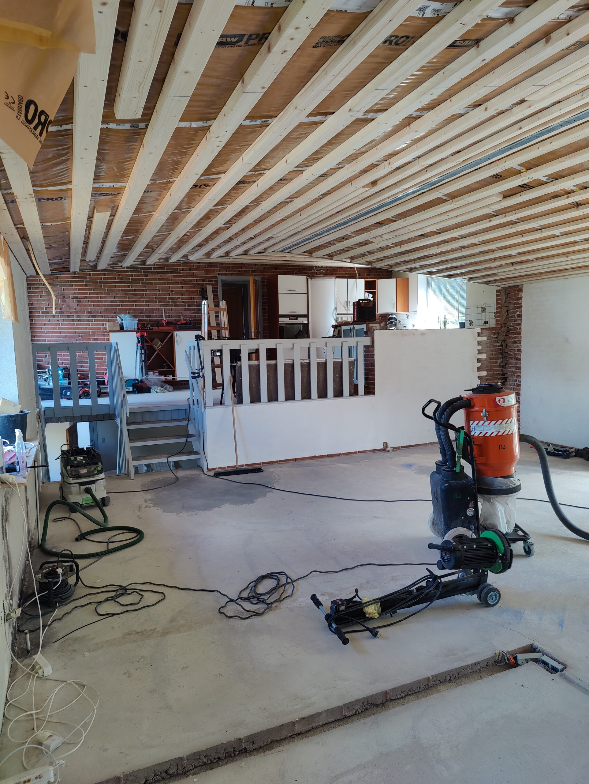 Kjøkkentak med dimbar LED-belysning