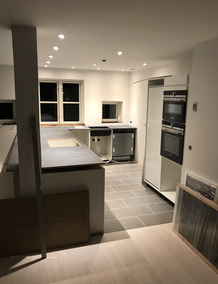 Totalrenovering av kjøkken