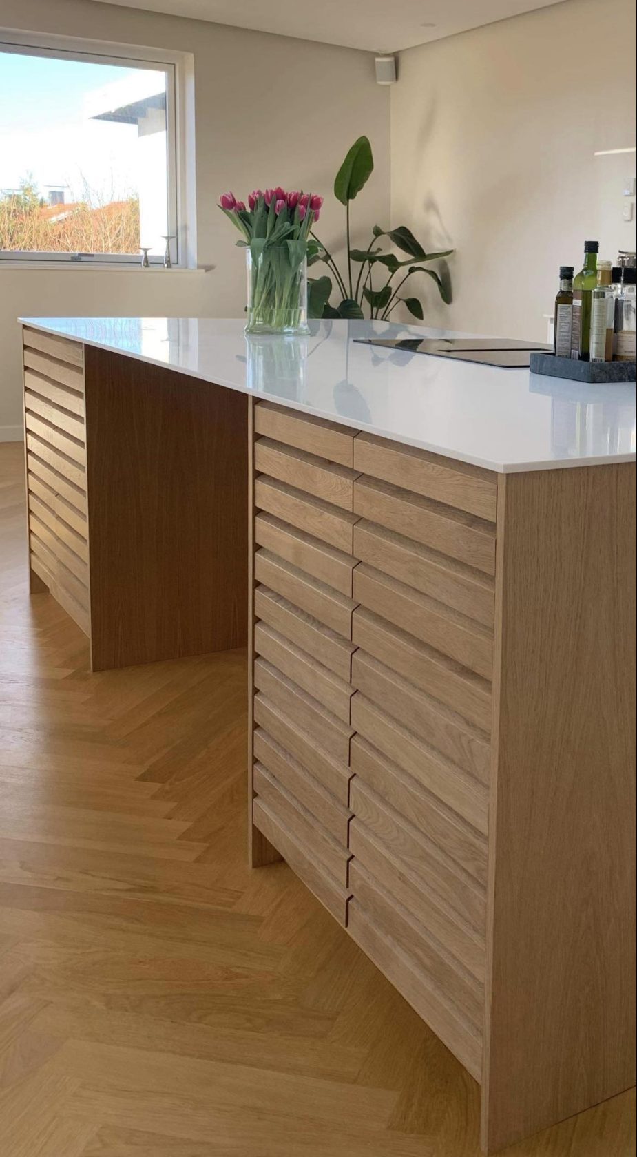 Lådfronter av parkettstavar