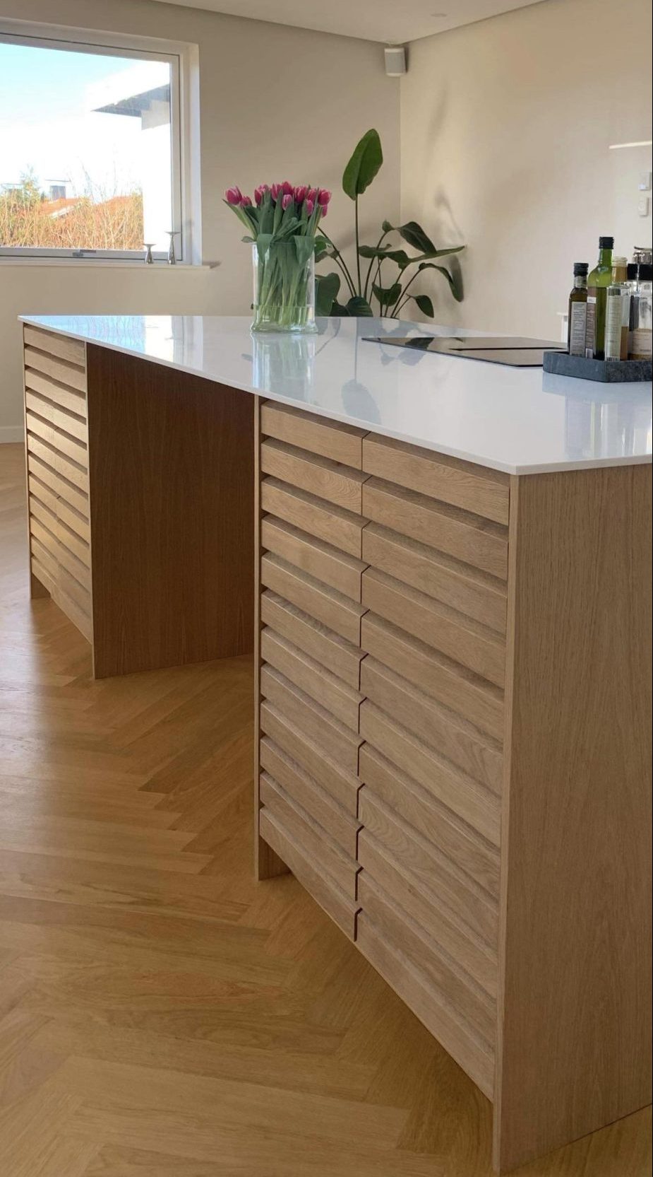 Keittiön etulevyt parkettisauvoista