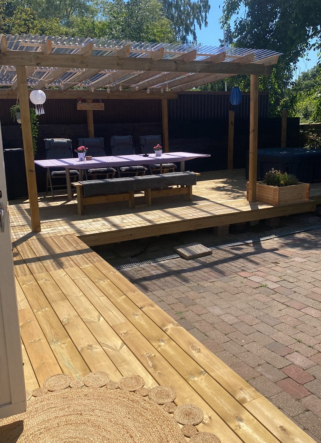 Överbyggt trädäck