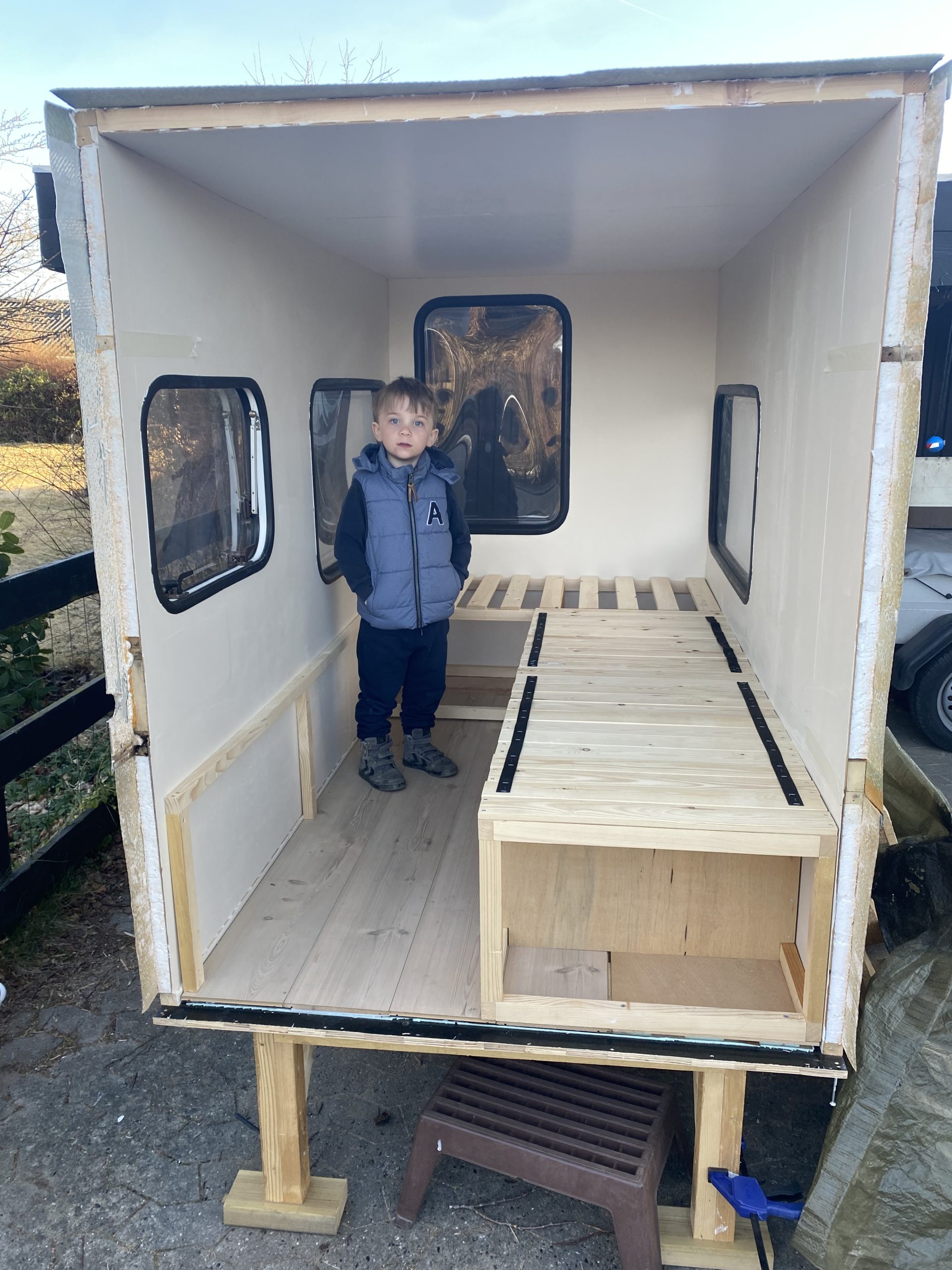 Mini camper til traileren