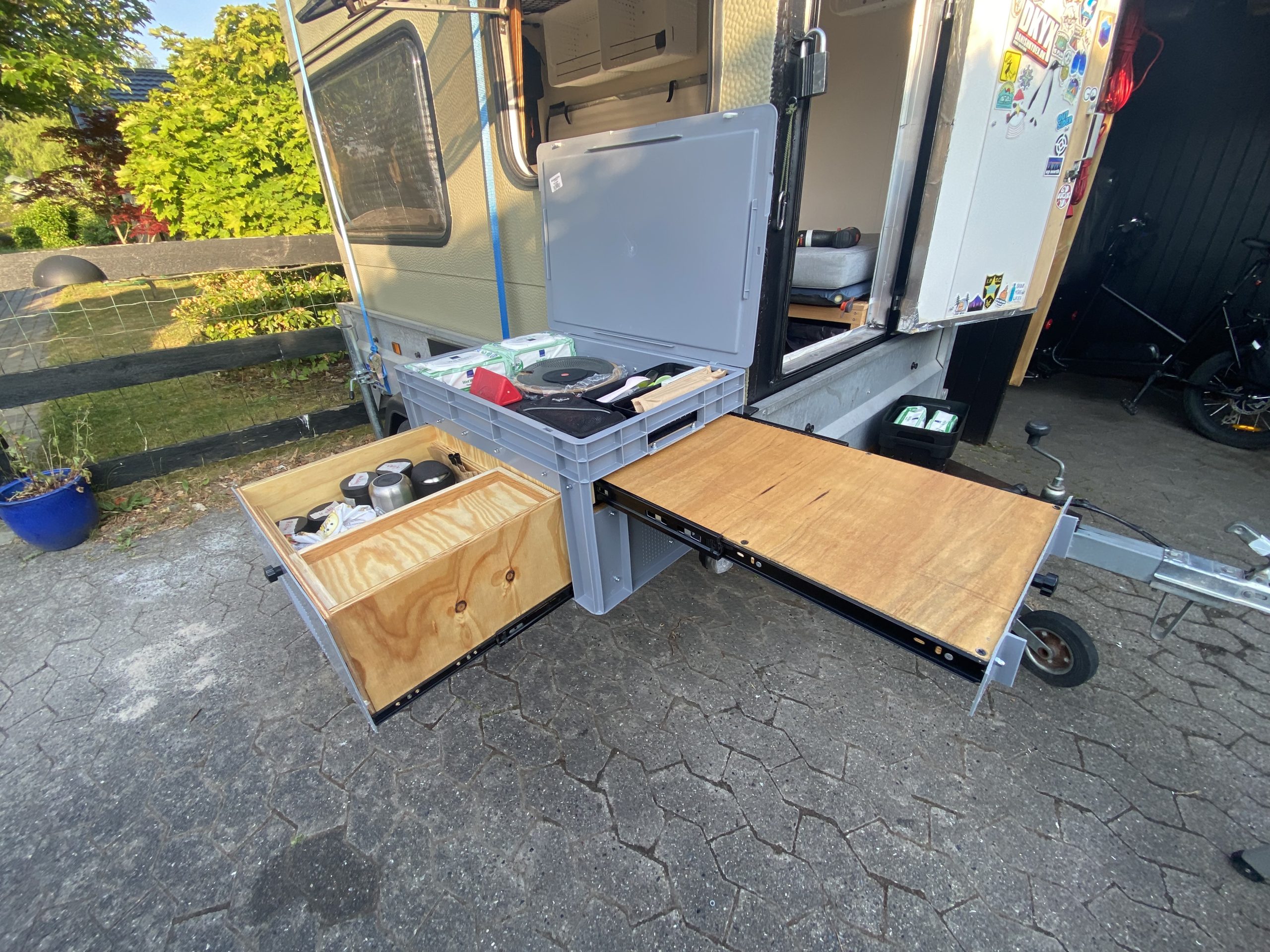 Mini camper til traileren