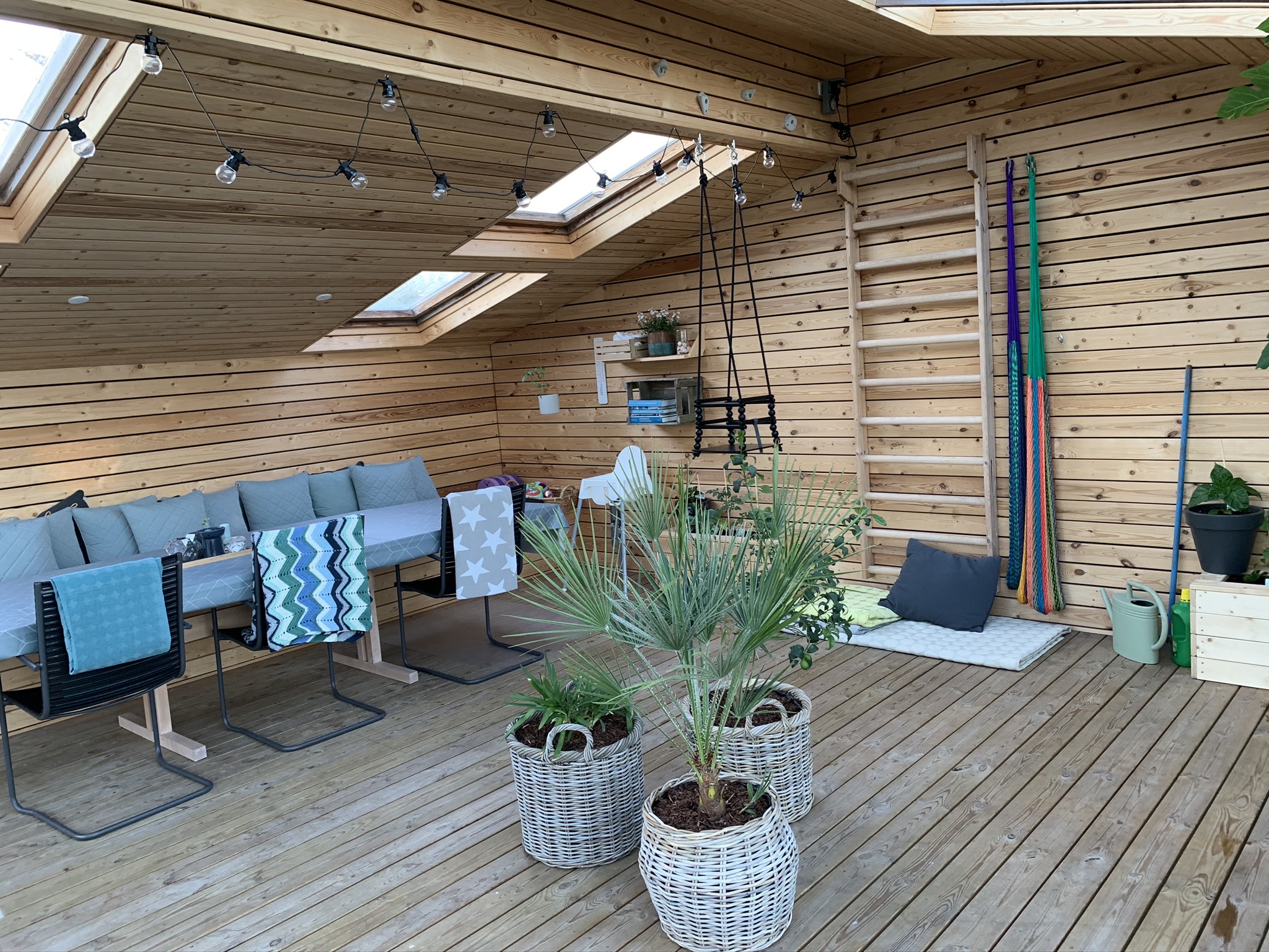 Kasvihuone eritasokatolla