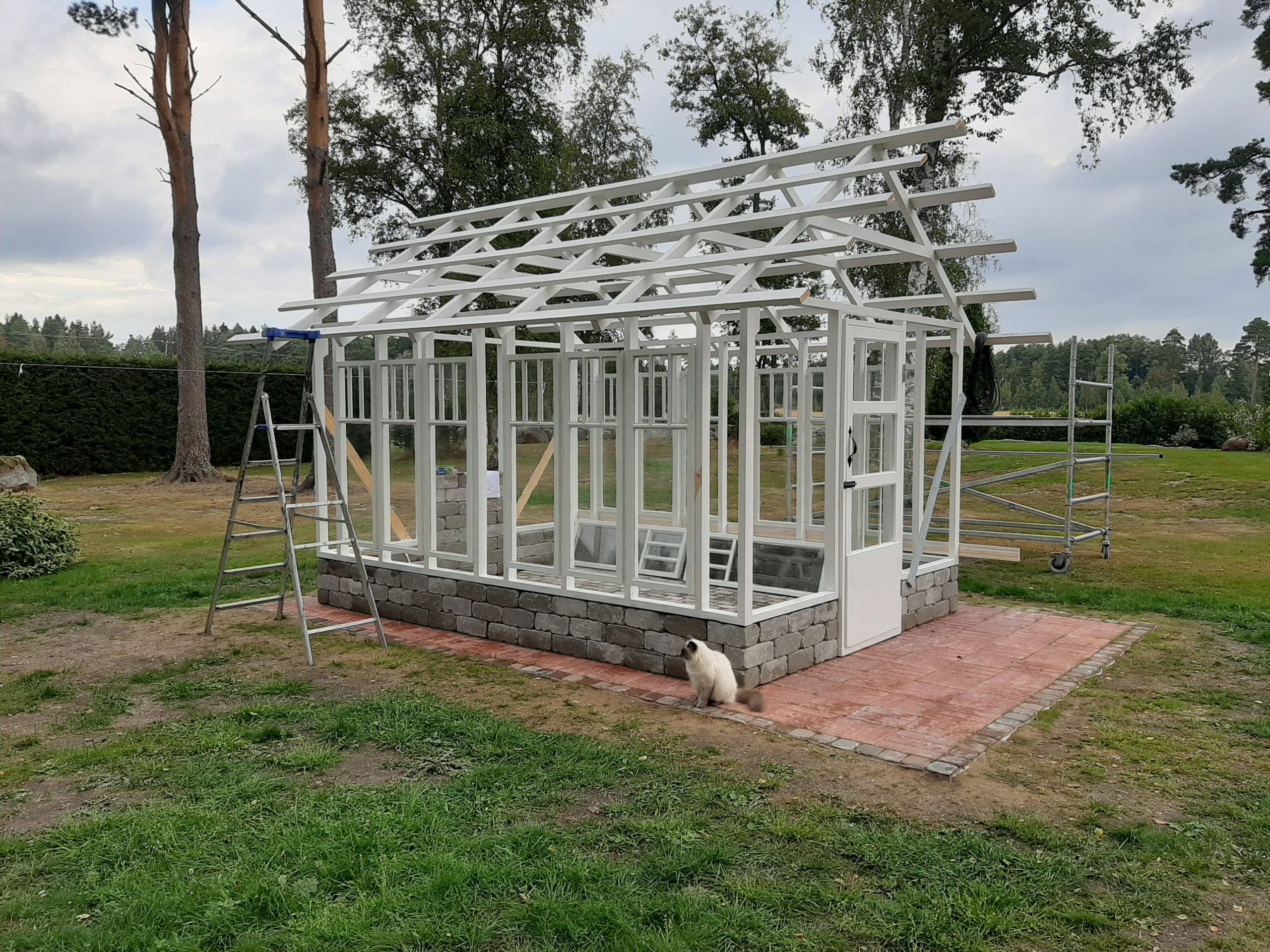 Orangeri på plattor