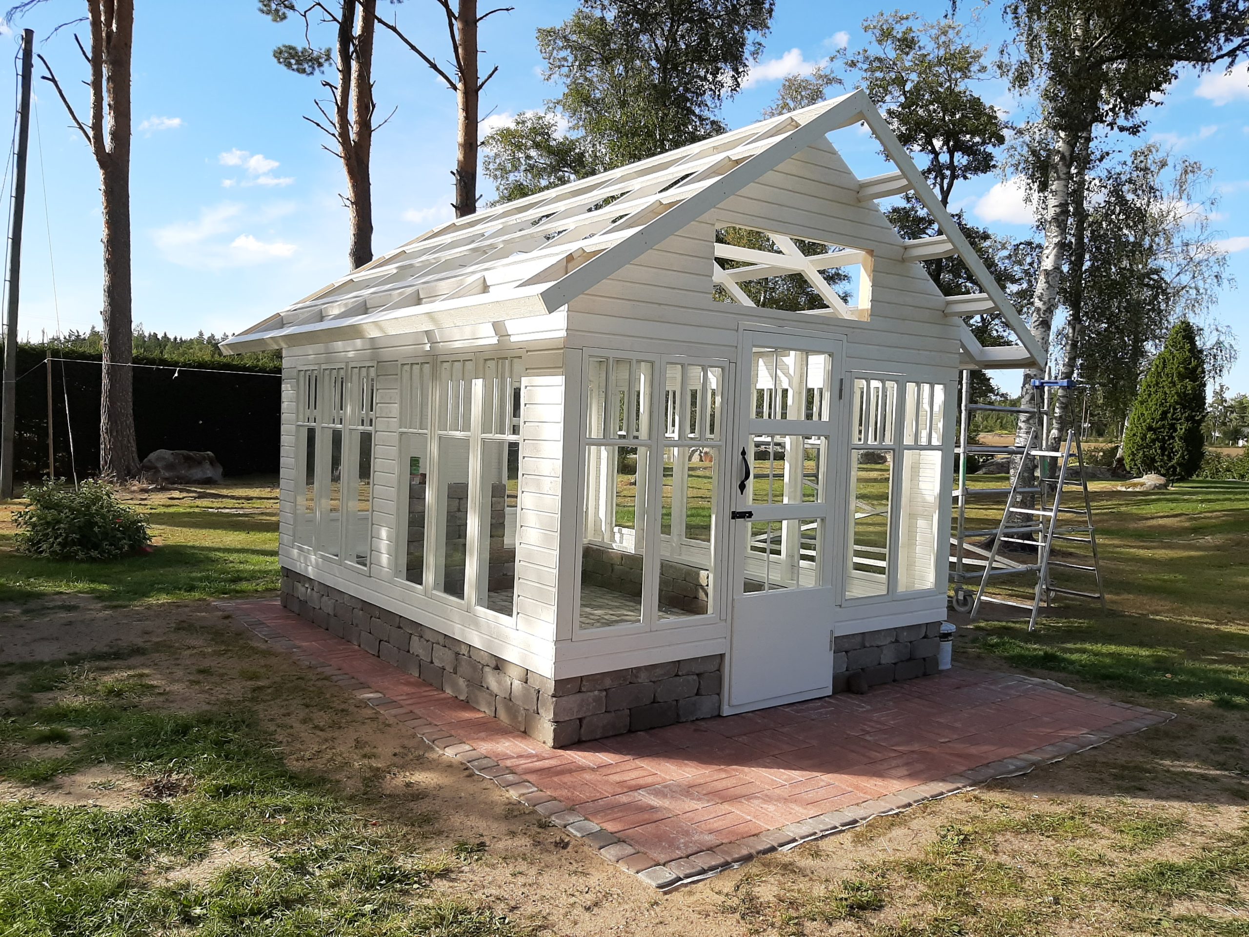 Orangeri på plattor