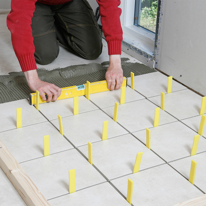 Gulvfliser montering