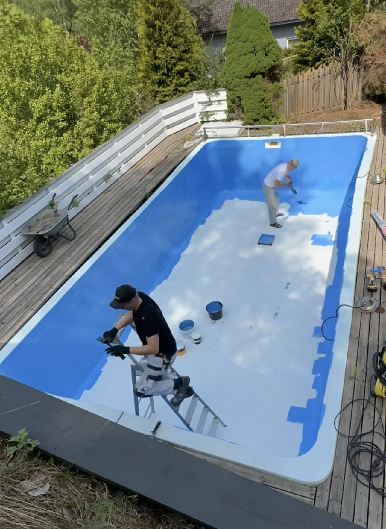 Renovering av bassengområdet