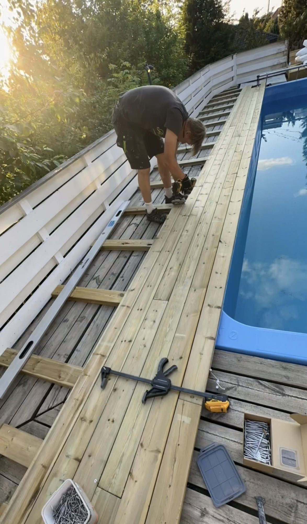 Renovering av bassengområdet