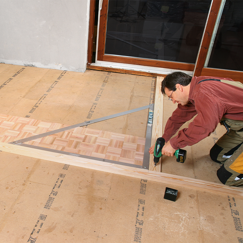 Mosaiikkiparketti lattia