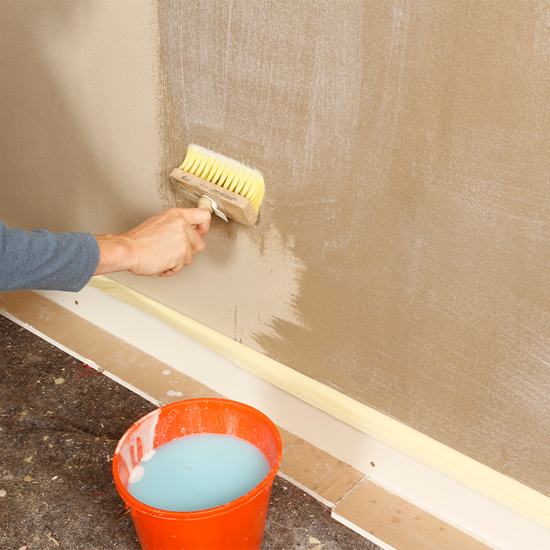 Forankringsgrunder på pudset væg