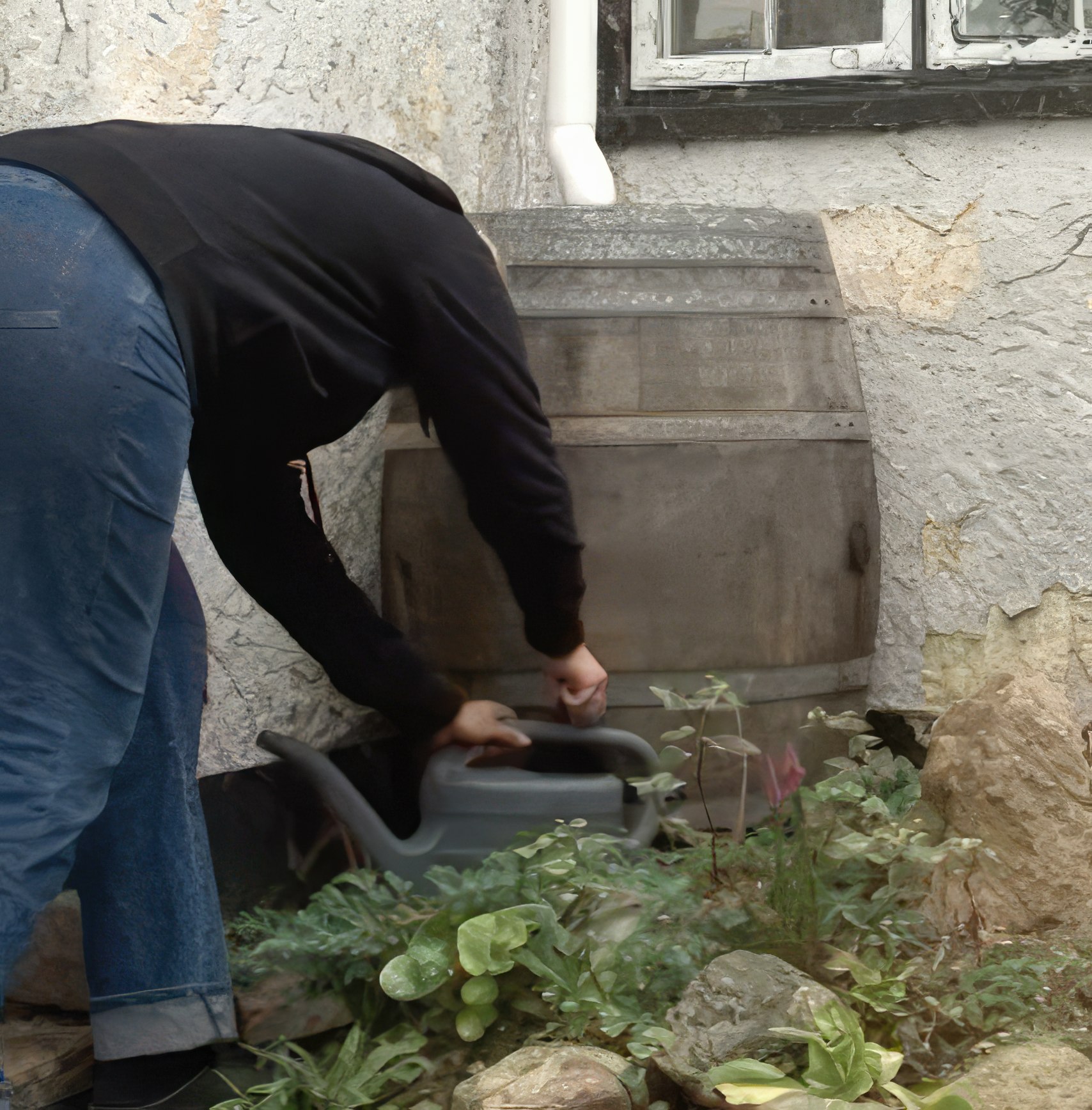 Perennapenkin kastelu