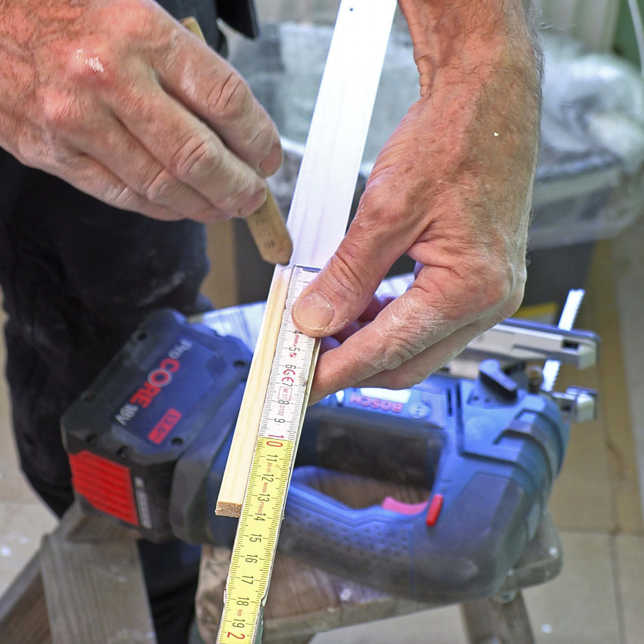 Reparation af gipsloft