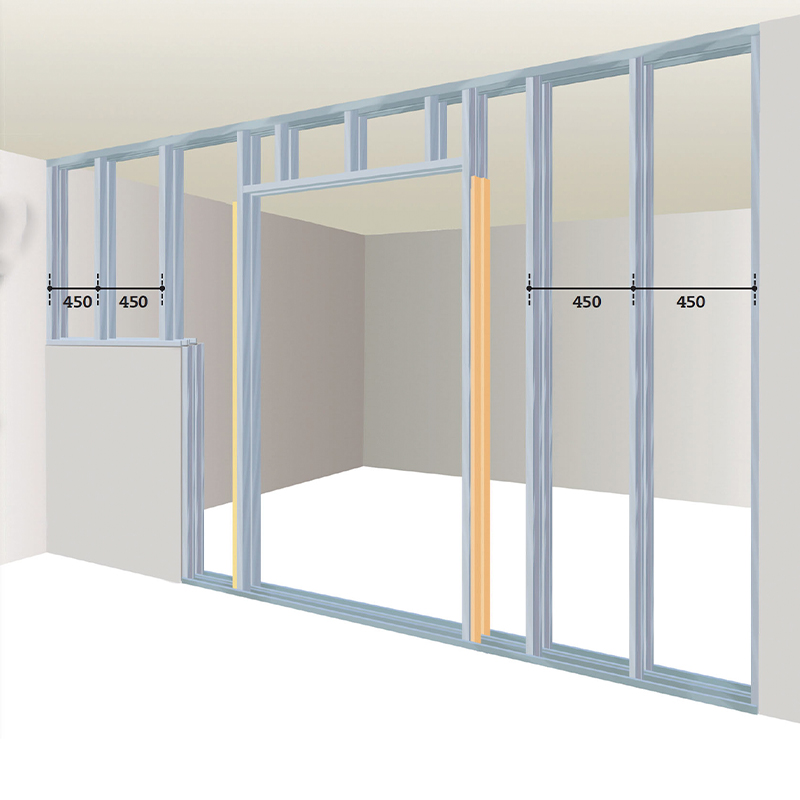 Gipsplade med isolering