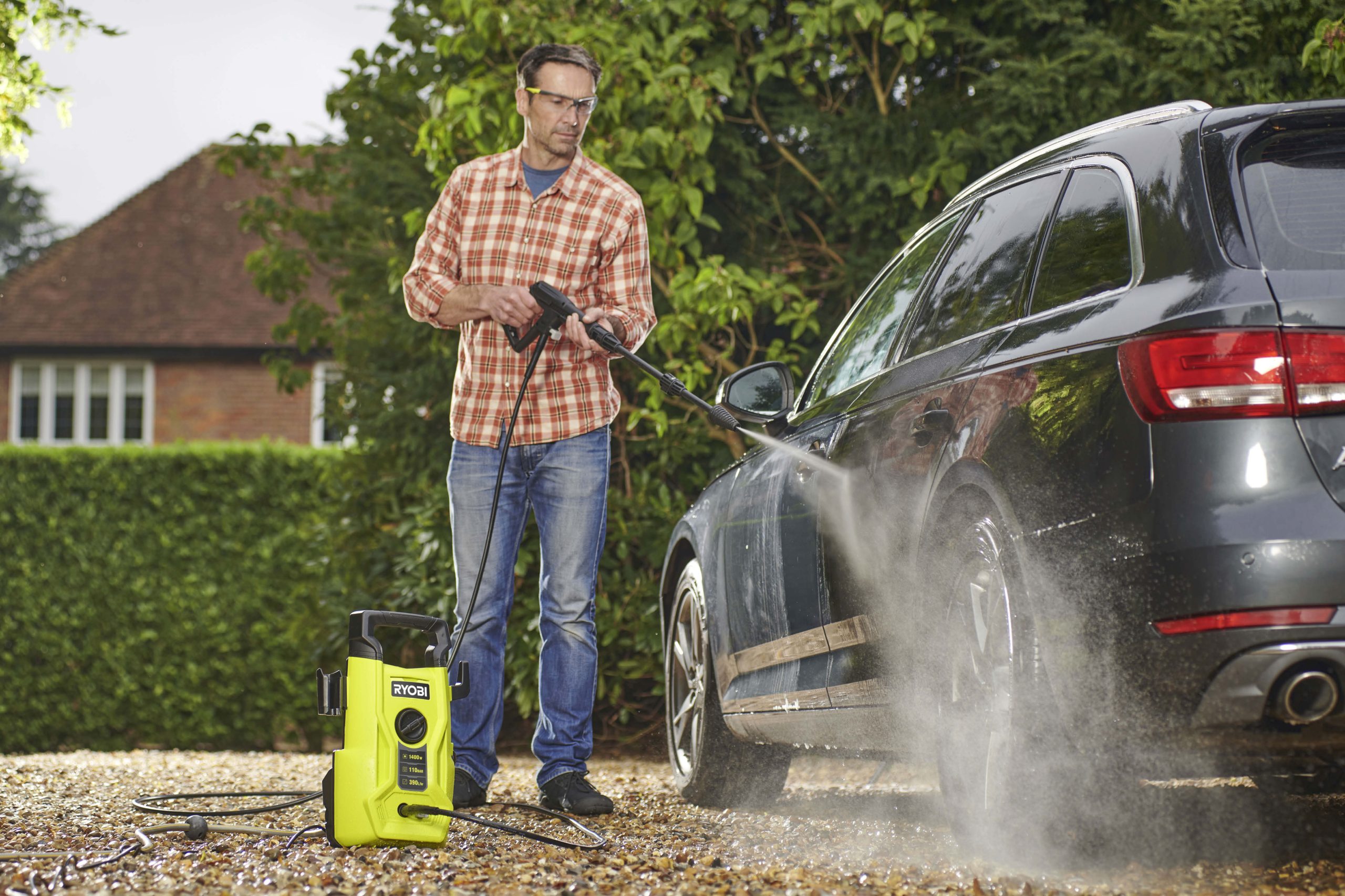 Test af højtryksrensere