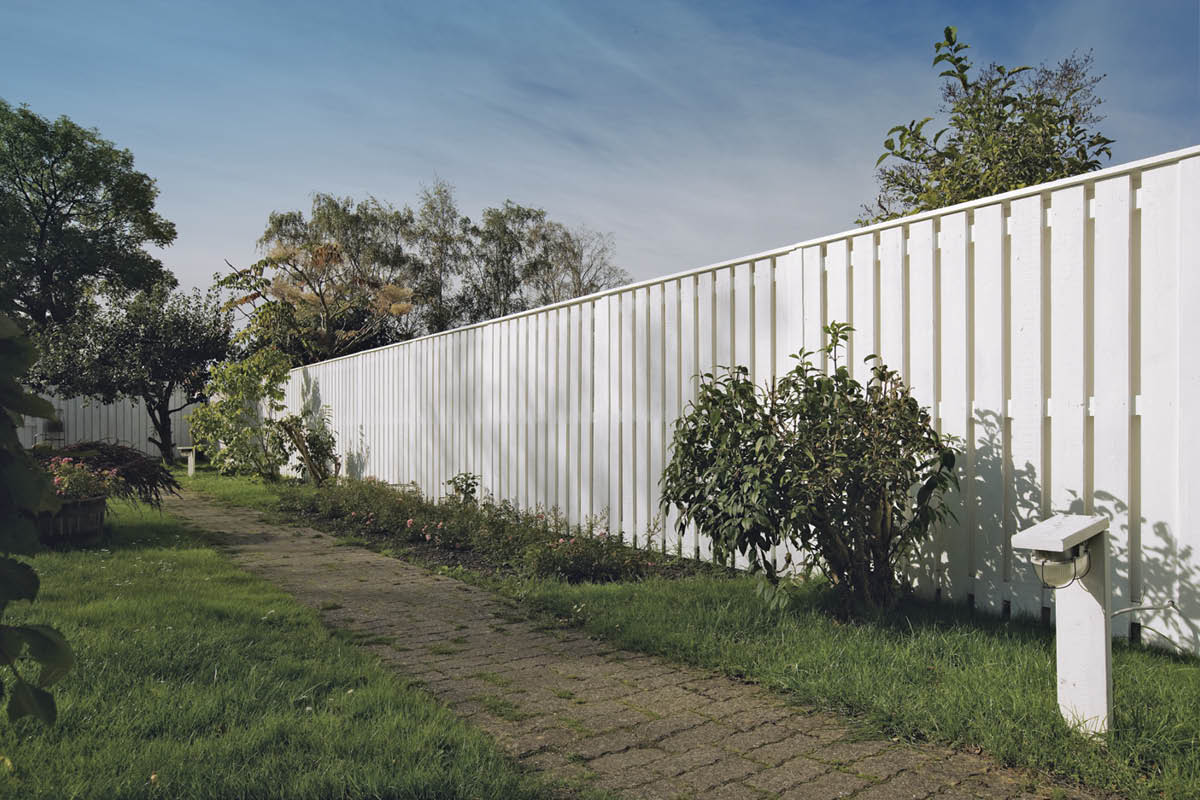 Klassisk gjerde som tåler sterk vind