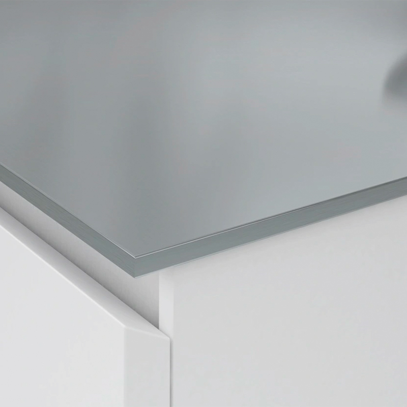 Køkken stålbordplade