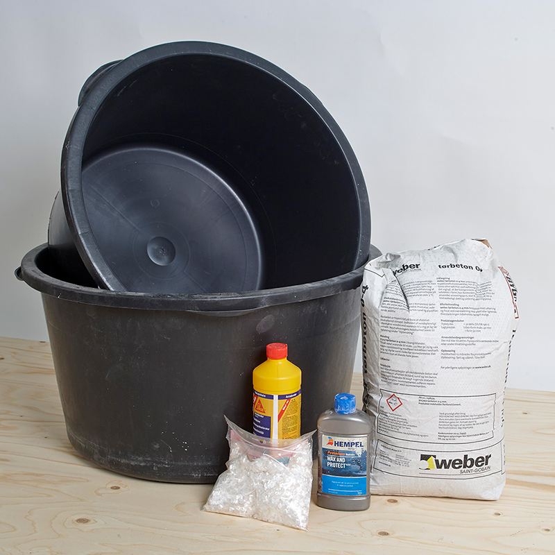 Murerbaljer for støping av betong