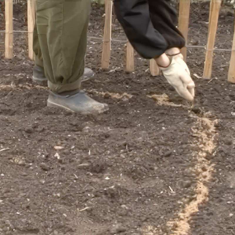 Trampstensgång i rosenrabatt