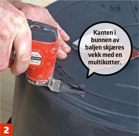 Støp et fuglebad i betong