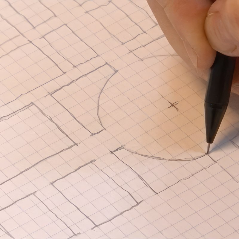 köksträdgård skiss