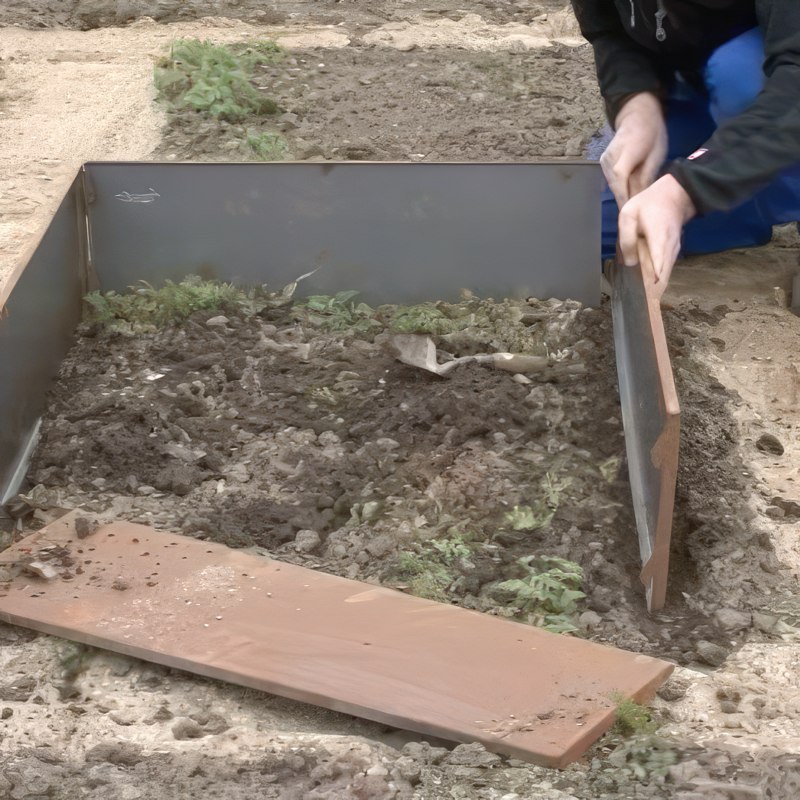 højbed i køkkenhave