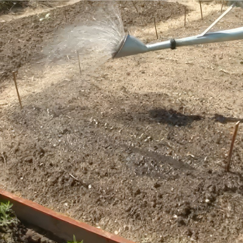 vanning av kjøkkenhage