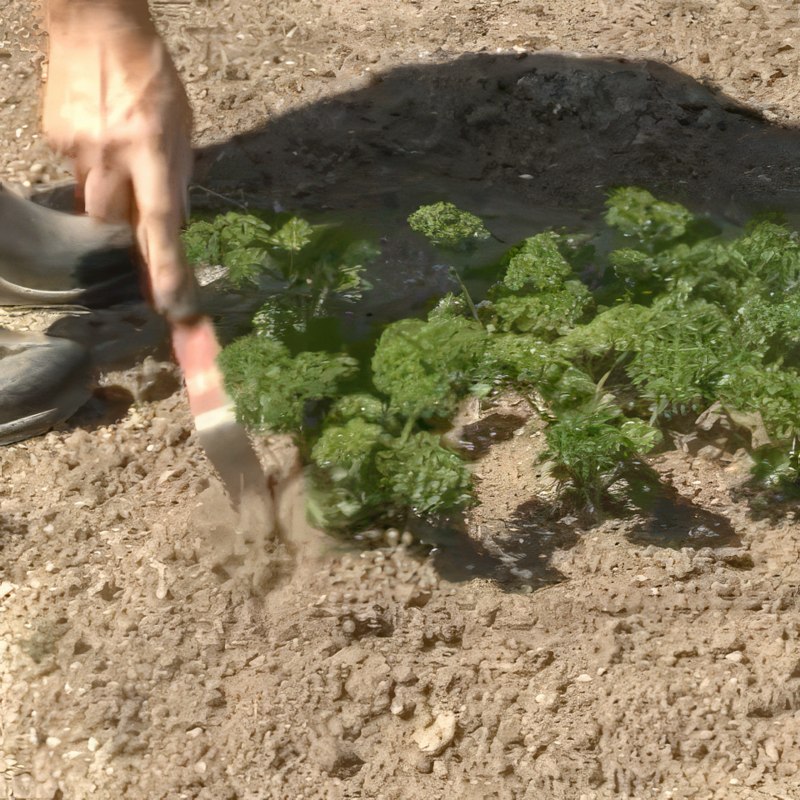 ugress i kjøkkenhage