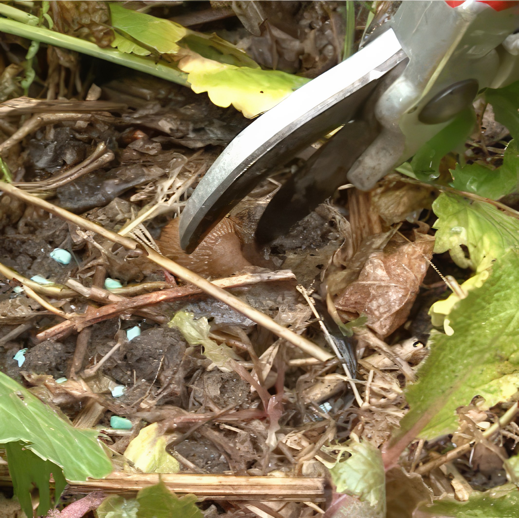 Mördarsniglar i trädgården