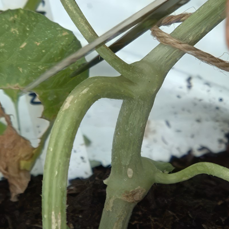 beskjæring av melon i drivhus